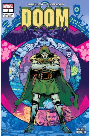 DOOM (2024) by Sanford Greene, Jonathan Hickman, Rachellle Rosenberg, and Joe Caramanga